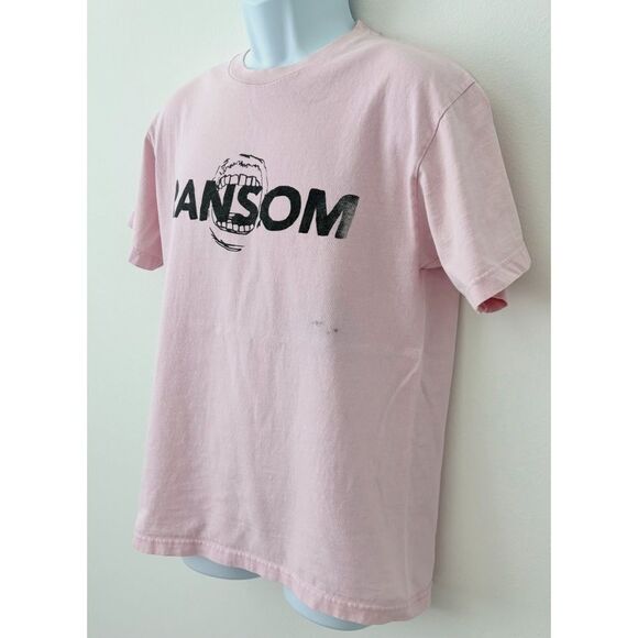 Ransom Pink Graphic Logo Tee | Men’s Size Medium | Soft Washed Cotton - Picture 4 of 7